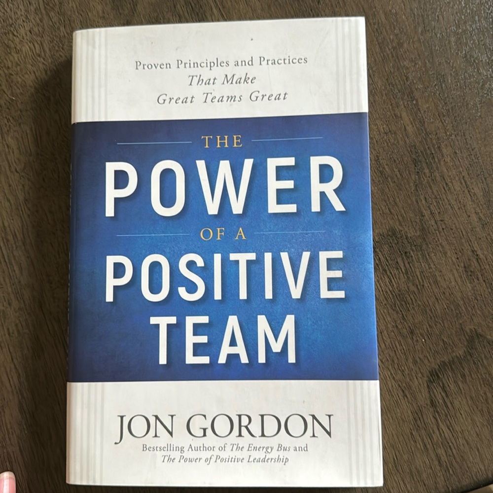 Power of a positive team book